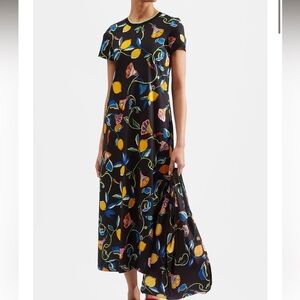 La DoubleJ Sporty Swing Dress in Borboni Black